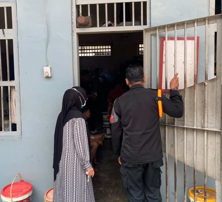 Lapas Narkotika Karang Intan Lakukan Kontrol Kesehatan Blok Hunian, Pastikan WBP Sehat dan Terpantau