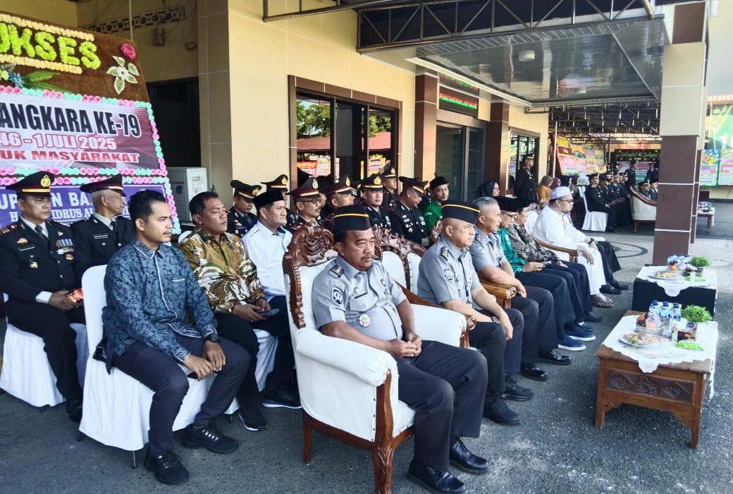 Lapas Narkotika Karang Intan Hadiri HUT Ke-79 Polri, Perkuat Kolaborasi Antar-Instansi