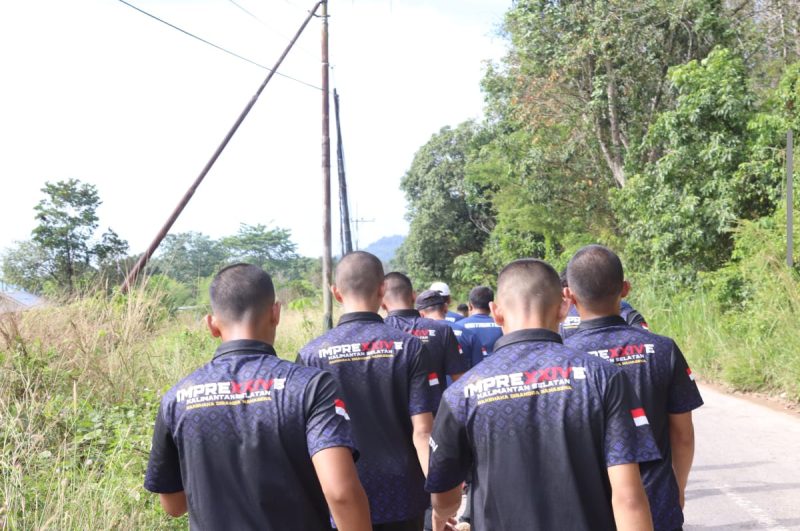 Bangun Semangat Dan Integritas CPNS, Lapas Narkotika Karang Intan Gelar Senam Dan Orientasi Lapangan