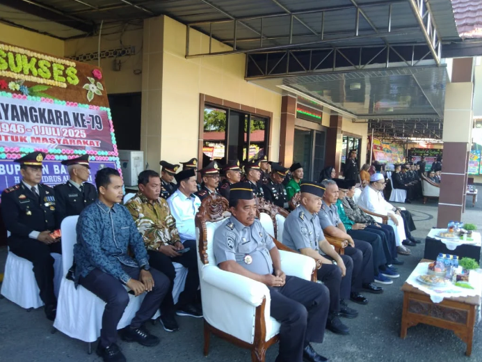 Lapas Narkotika Karang Intan Hadiri HUT Ke-79 Polri, Perkuat Kolaborasi Antar-Instansi
