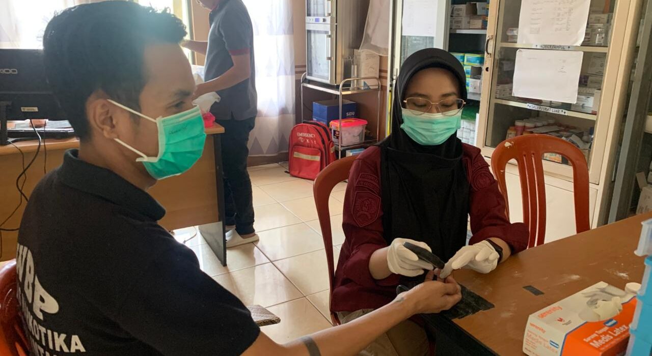 Pastikan Layanan Kesehatan Terpenuhi, Klinik Pratama Lapas Narkotika Karang Intan Lakukan Rawat Jalan bagi WBP