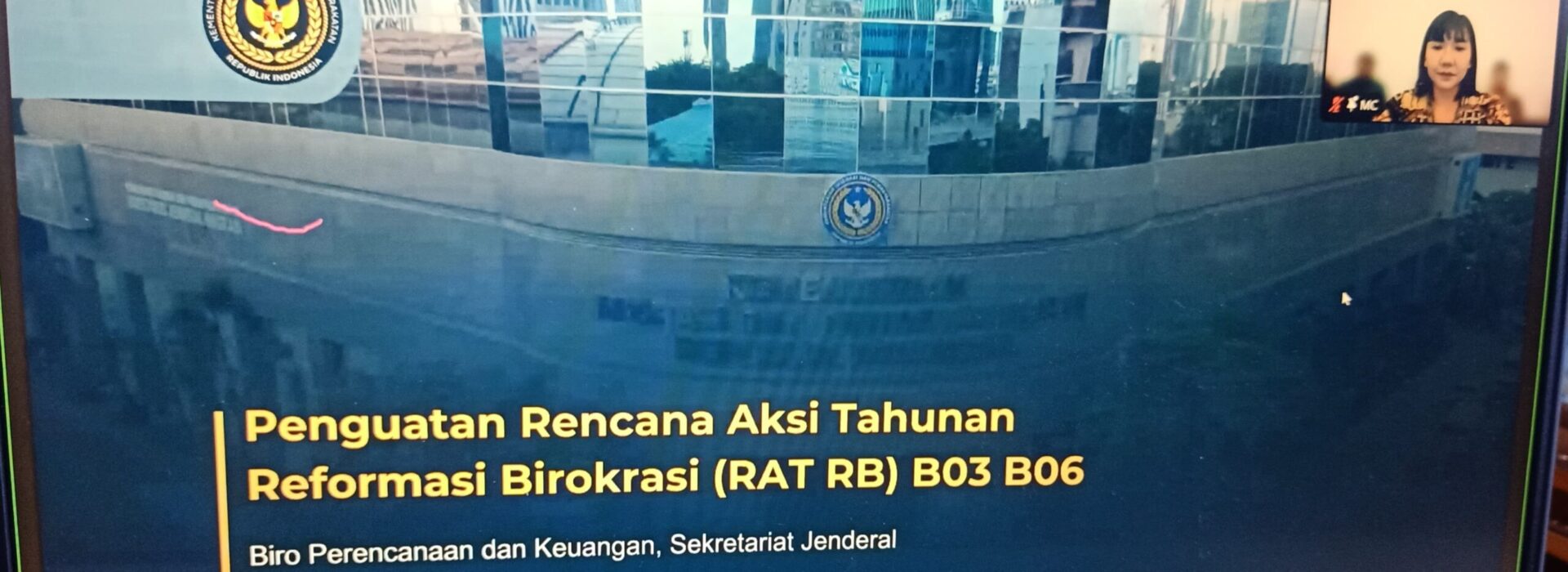 Lapas Narkotika Karang Intan Ikuti Kegiatan Penguatan Rencana Aksi Tahunan Reformasi Birokrasi